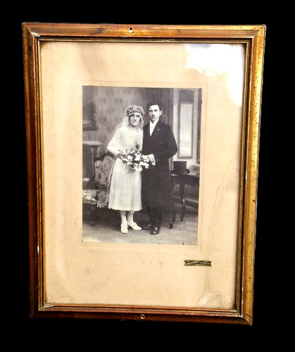 Hochzeitsfoto antik 1920