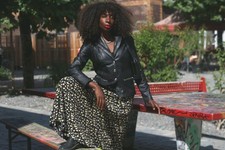 Vintage BiBA Leder Jacke Damen