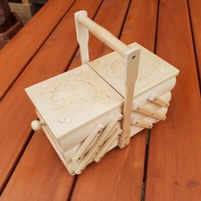 HOLZ NÄHEN 35 CM LANG BOX