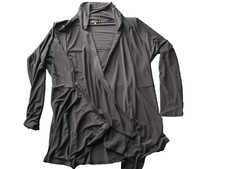 Vercotti Wickeljacke braun Gr. XXXL Damenjacke Anzug Langarm