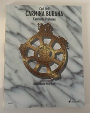 Carmina Burana: Vocal Score (Italian Edition) Schott Publishing Sheet Music Book