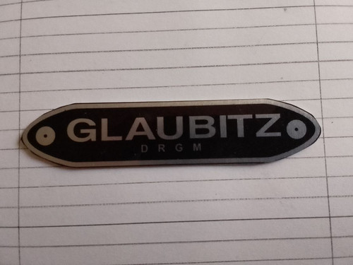 Nameplate sign faubitz saddle - sign,