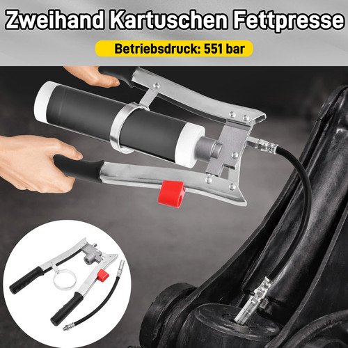 Zweihand-Kartuschen-Fettpresse