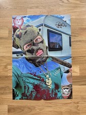 PERVERZ POSTER A2 SIGNIERT • Deutschrap Hip Hop, Hirntot, 23 Klikk