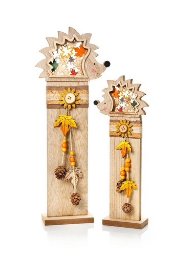 Dekosockel igel 2er set aus - dekosockel, 2er-set