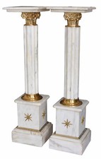 Antik Blumensäule Marmor