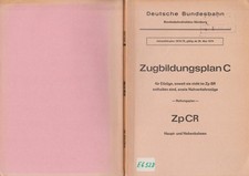 Zugbildungsplan C ZpCR Nürnberg Sommer 1974 digital