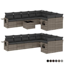 Garten Sofagarnitur mit Kissen