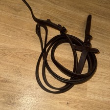 Braune Glattleder Show Zügel