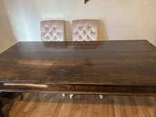 Esstisch Massivholz Palisander Antik Teakholz Farbe