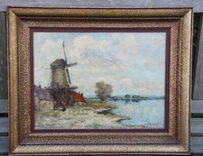 Helmut Josef Schilhabel Windmühle Gemälde Hamburger Düsseldorf Maler Mühle Bild