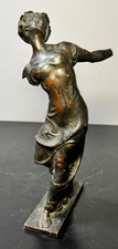 Bronzefigur, Tänzerin, Ferdinand Liebermann, Restaurationsobjekt, Patina