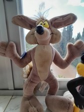 PLÜSCH Wile E. Coyote 17" BEWEGLICH LOONEY TUNES WARNER BROS 1998 Alt 