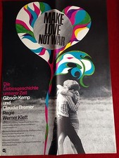 Make love not war Kinoplakat Poster A1, Werner Klett, Gibson Kemp, 1968,