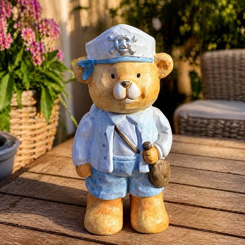 Xxl piraten bär gartenfigur - piraten-bär,