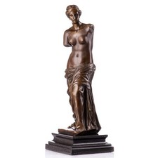 Bronze Skulptur Halbnackte Aphrodite Venus von Milo mythologie nach Milo