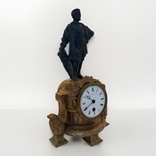 Figürliche Kaminuhr Bronze |