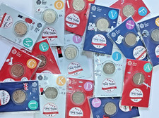 2018 Alphabet 10p Münzen PICK