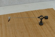 VINTAGE Metal Plattenbesen Reinigungsbesen Mitlaufbesen für Vinyl Plattenspieler