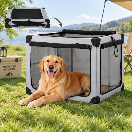 Faltbare hundetransportbox - faltbare,