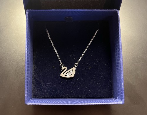 Swarovski schwan halskette - schwan,