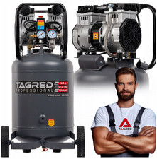 Kompressor Ölfreier 50 L 10 bar stehend vertikal leise Druckluft Kompressor