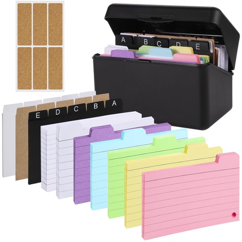 Karteikarten set karteikasten - karteikarten,