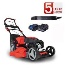 Scheppach Benzin Rasenmäher MS225-53E 7PS mit Antrieb + E-Start 53cm + 2. Messer