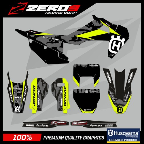 Husqvarna motocross grafik kit - motocross,
