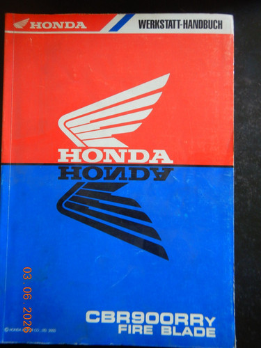 Werkstatthandbuch honda cbr900 - honda,