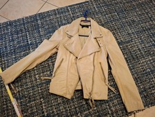 Coole Lederjacke - Jacke aus Leder - Größe 38