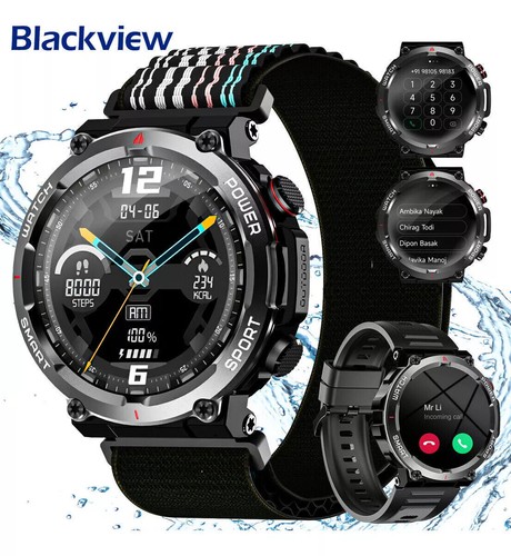Smartwatch herren militär mit - smartwatch,