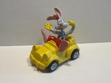 Disney Roger Rabbit Bully W.Germany Figur Hase im Auto ca. 7 cm Reifen schwarz