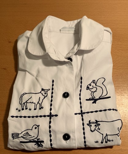 Kinder trachtenbluse weiß - kinder,