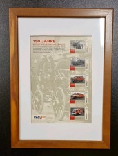 Deko: LVZ-Post 150 Jahr Berufsfeuerwehr Leipzig, gerahmt