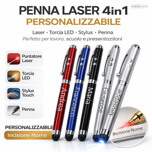 Laserpointer stift 4in1 led - laserpointer,