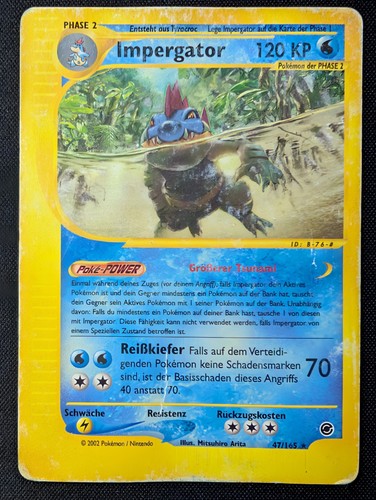 Pokemon karte impergator - karte,