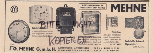 Schwenningen werbung 1939 - schwenningen,, j