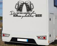 Wohnmobil Aufkleber Auto WOMO Camping Zeit gekühltes Bier Bierkrug zum Wohl 69