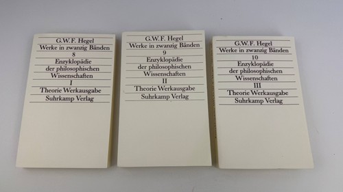 Hegel werke enzyklopädie - werke,