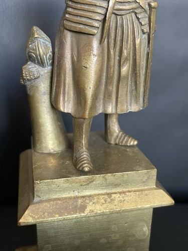 Antike bronzefigur johanna - bronzefigur, von