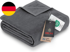 Ibena Porto Decke 150X200 Cm – Baumwollmix Weich, Warm & Waschbar, Kuscheldecke 
