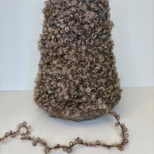 Garn kid mohair - alpaka, boucle