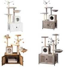 Katzenbaum mit katzenklo