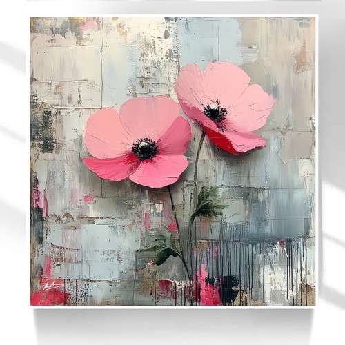Leinwand bild blumen natur - bild,