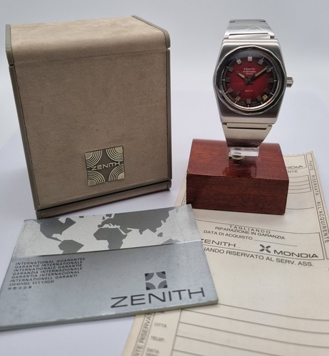 Zenith defy 28800 burgundy - defy,