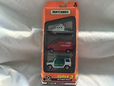 MATCHBOX US ISSUE 3 PACK GIFT SET - RETTUNGS - PROFIS - GERMAN VEHICLES - RARE!