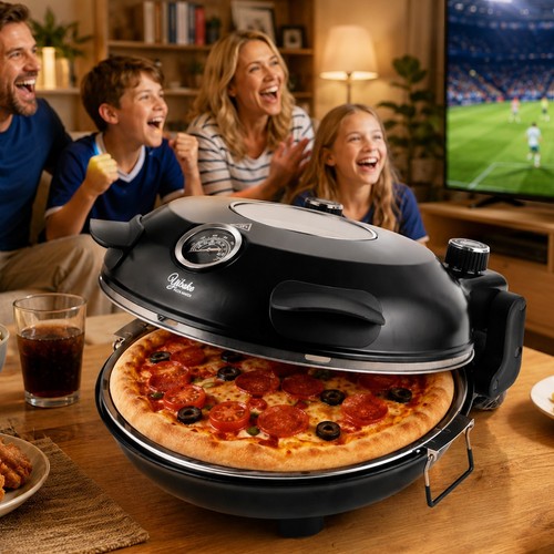 Elektrischer pizzaofen 1200w - pizzaofen,