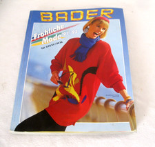 Bader fröhliche Mode '91/92 Versandhauskatalog  Herbst/Winter 1991/1992