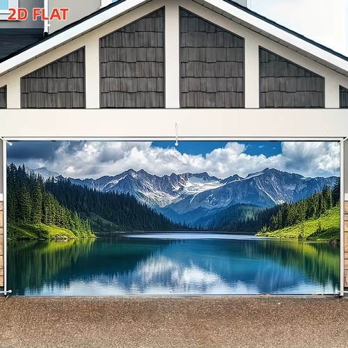 Schnee berg see wald garage - berg,